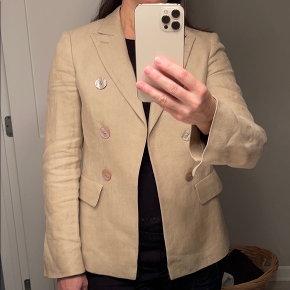 Sportmax Linen double breasted Blazer jacket - Picture 9 of 10